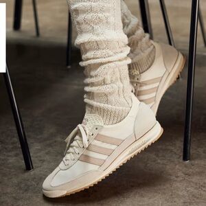 Adidas SL 72 Women's Beige and White Sneakers
